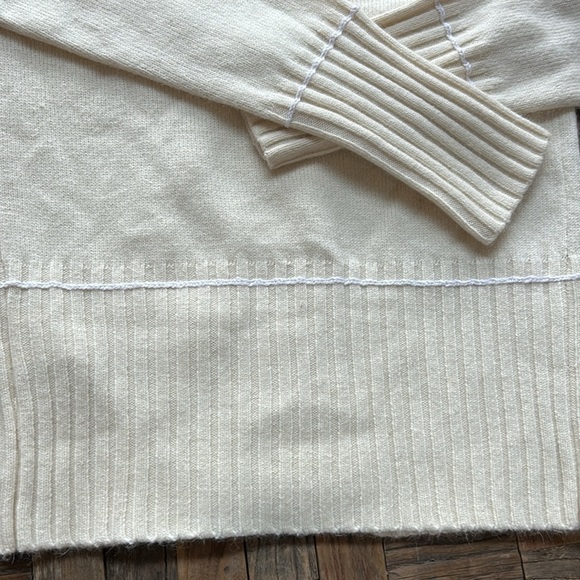 ICHI Cream Wool Sweater Angora Lambswool Small - Picture 11 of 11